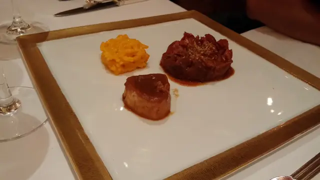 牛仔膝配特色意大利飯