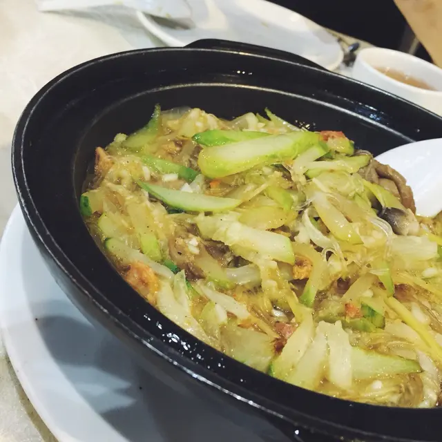 蝦米節瓜粉絲煲