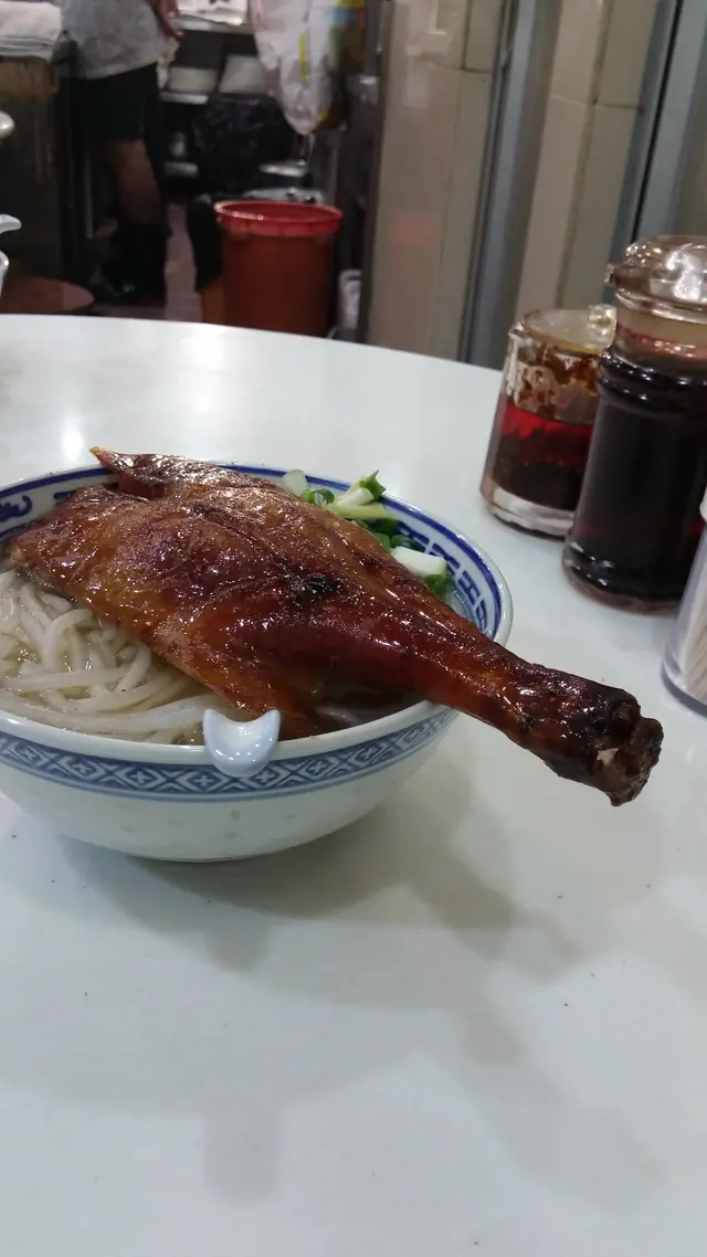 雖然不是大份鵝肉切件那種疊得滿滿的感覺，但單是個大鵝脾就已經夠矚目