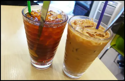 凍檸檬茶 + 凍奶茶