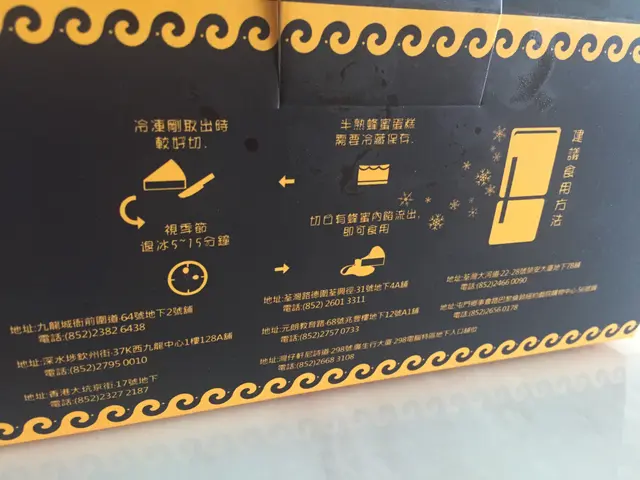 蛋糕紙盒有詳細說明