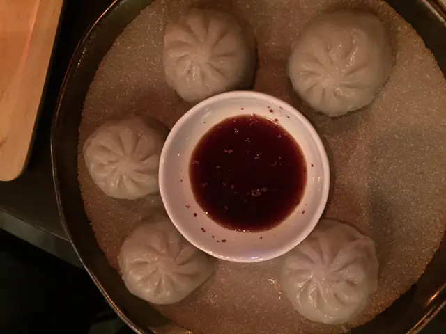 很多菜餡，沒有肉卻出奇地入味，推介！