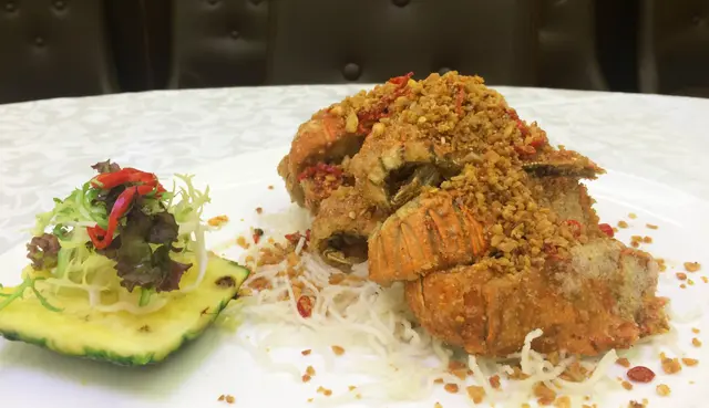 好惹味的椒鹽琵琶蝦,蝦肉依然鮮甜!