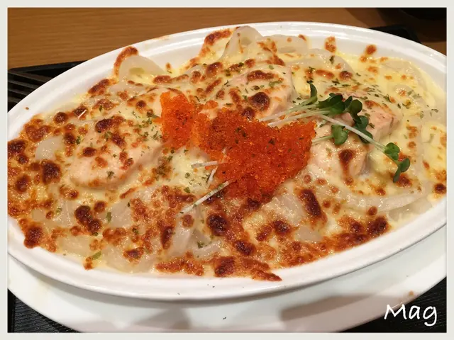 芝士焗三文魚烏冬