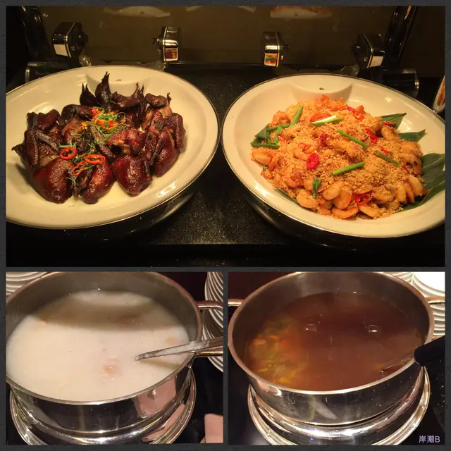乳鴿, 蝦, 湯, 粥