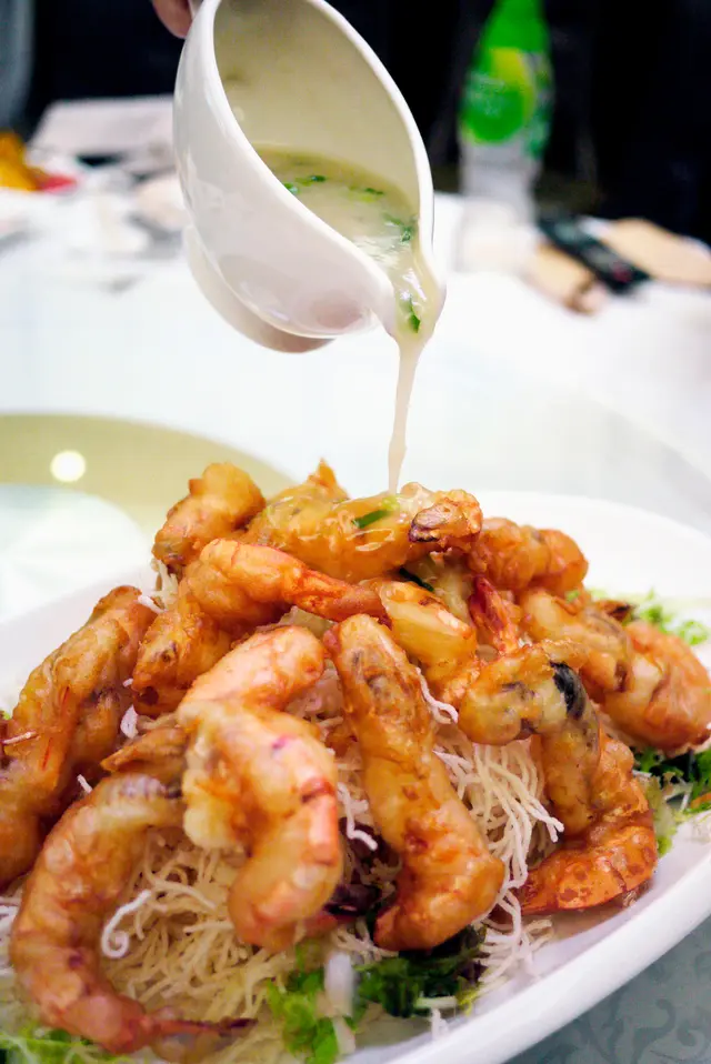 雪山油鹽焗老虎蝦