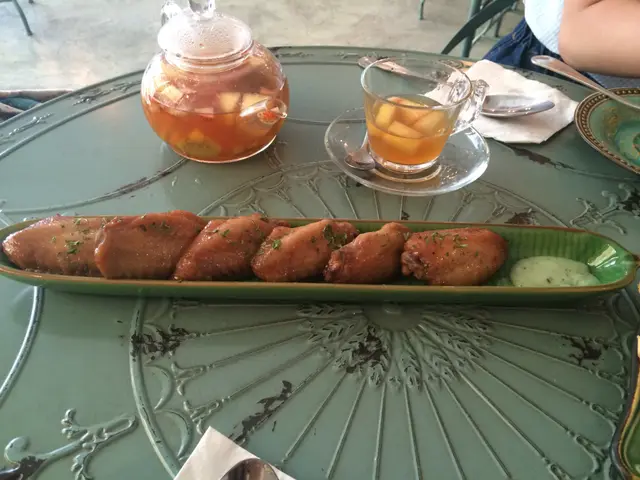 香烤蜜糖雞中翼(配薄荷酸忌廉醬) 6隻