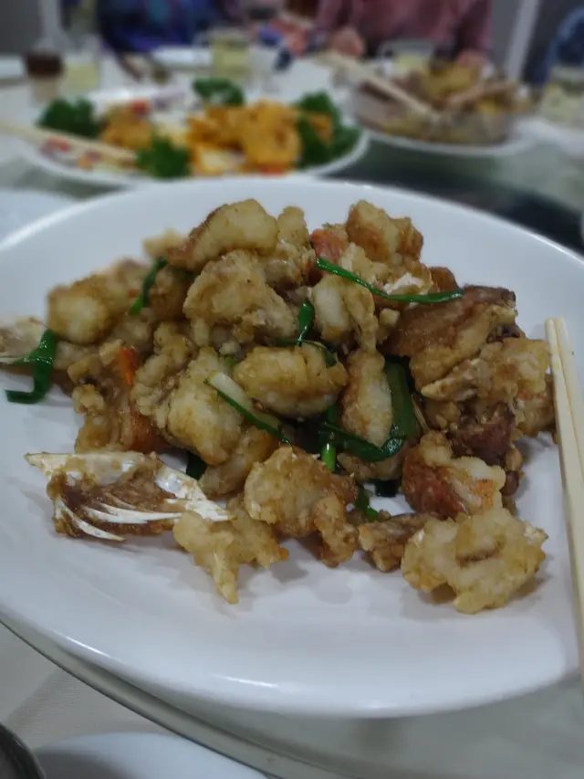 東星斑兩味之薑蔥煎焗頭腩