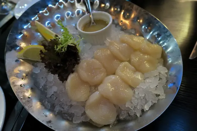 日本帶子配蜜糖面豉醬