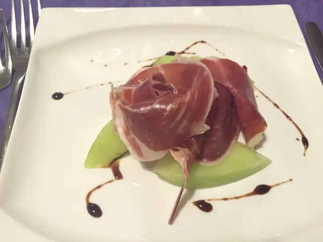iberico ham with melon