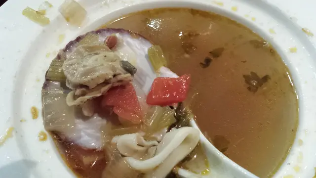 海鮮扇貝香檳湯