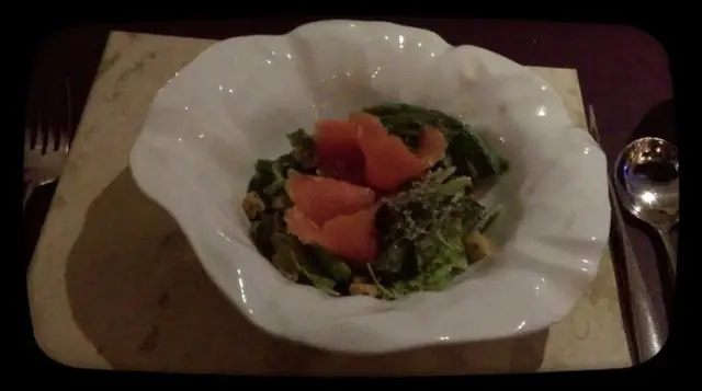 煙三文魚凱撒沙律