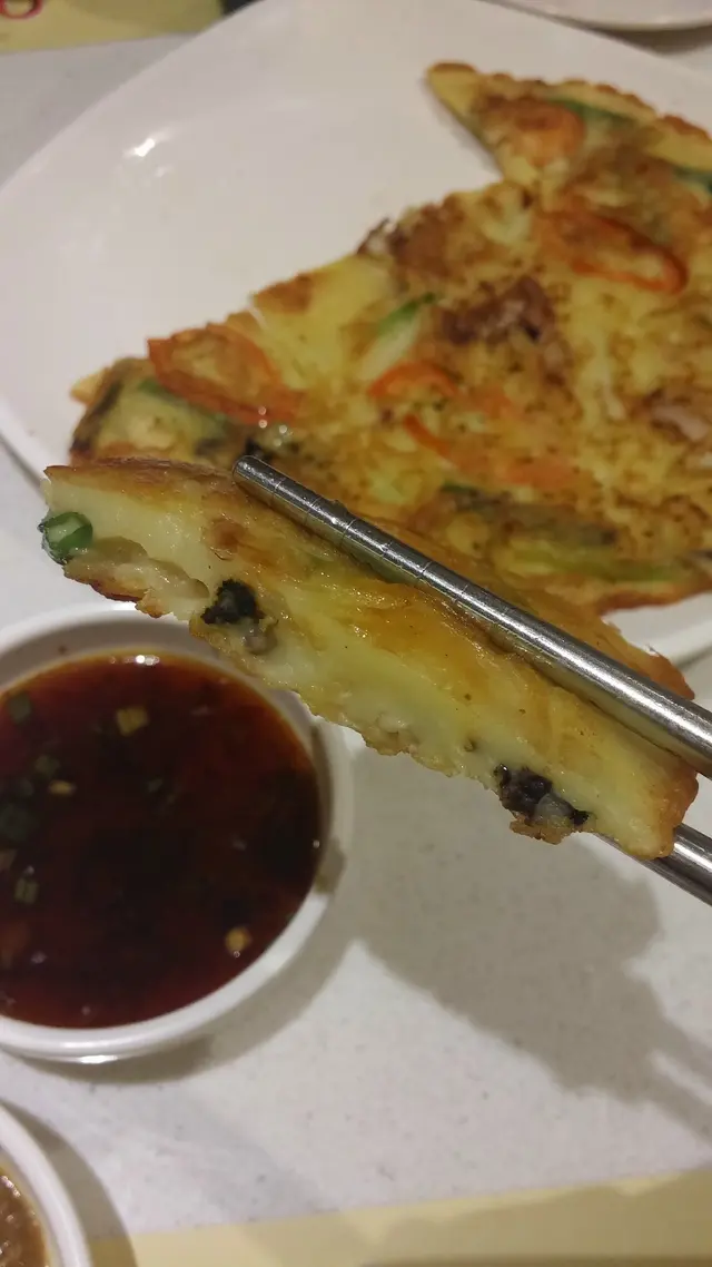 好在今次我可以食到長長蔥段,清香微甜,確是對版的煎餅