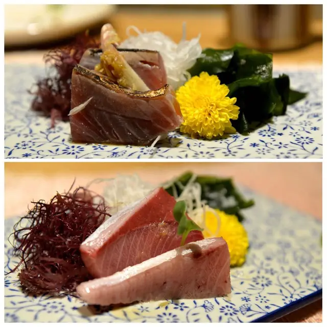 鰹魚(上)、鰤魚(下)