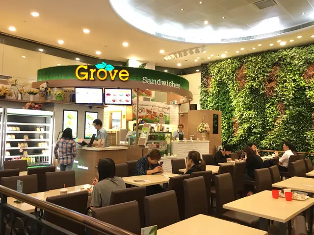 環境甚好，植物牆有釋放壓力的感覺。