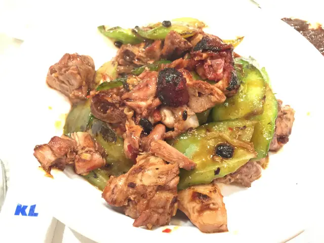 豉汁苦瓜炒鴨肉