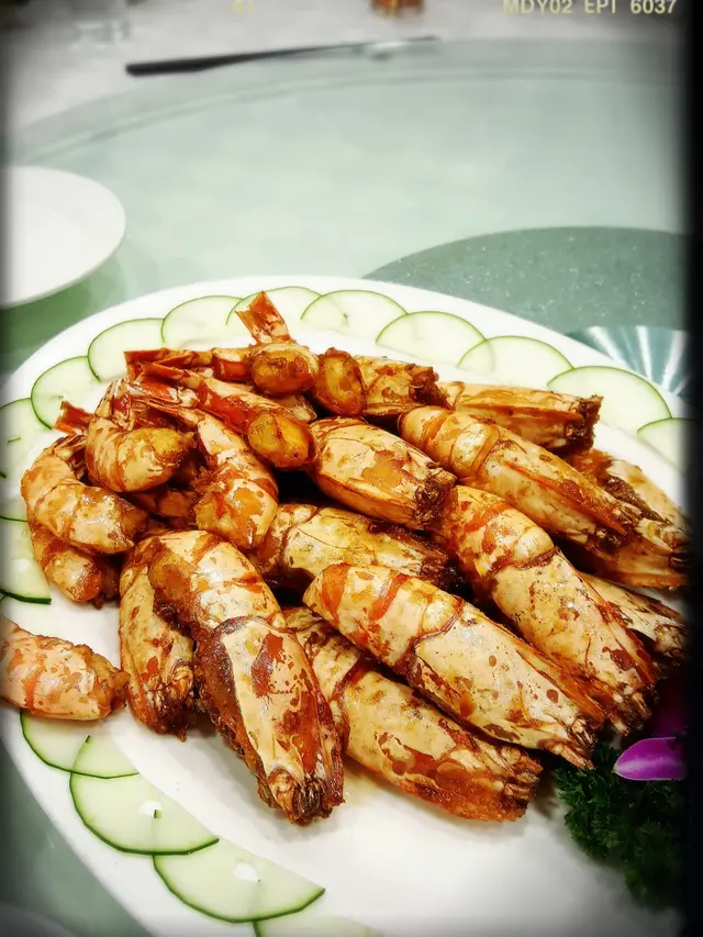 豉油皇煎大蝦碌