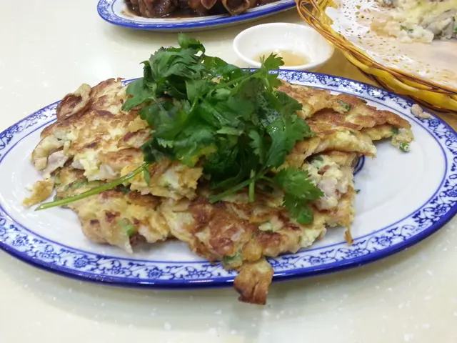 超香菜脯肉鬆煎蛋