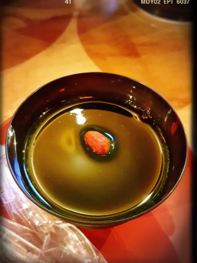 抹茶杏仁豆腐（$49）