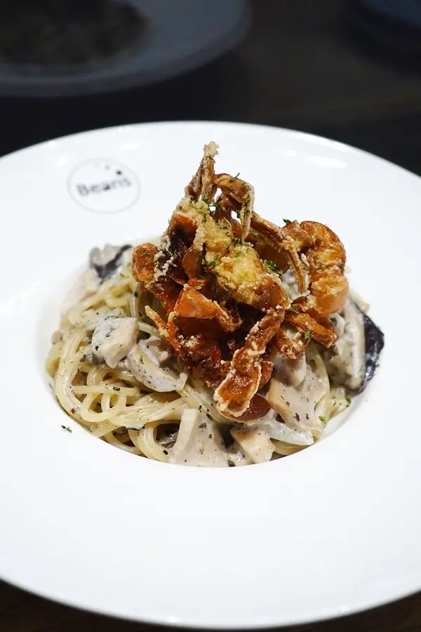 黑松露軟殼蟹意粉