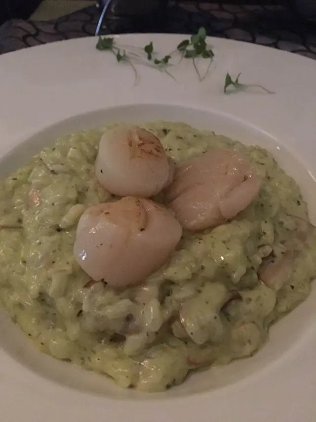 香草帶子意大利飯