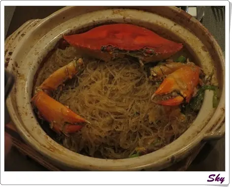 香草粉絲焗蟹煲