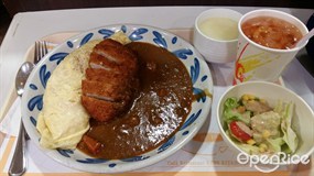 咖哩吉列豬扒奄列飯套餐 - 九龍灣的神戶北之板