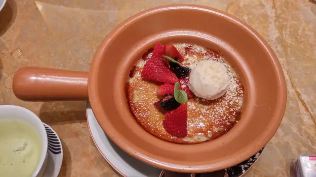 法式焦糖燉蛋配爆炸糖益力多雪芭