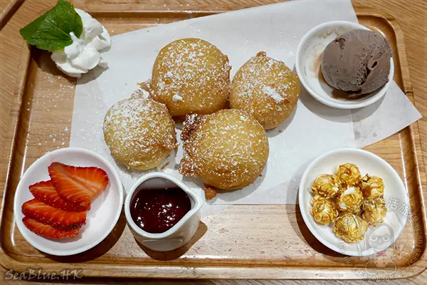 手作炸棉花糖球