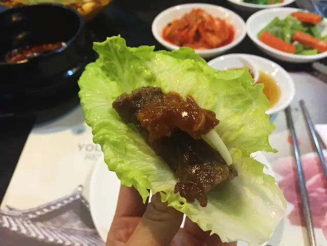 生菜與豆板醬