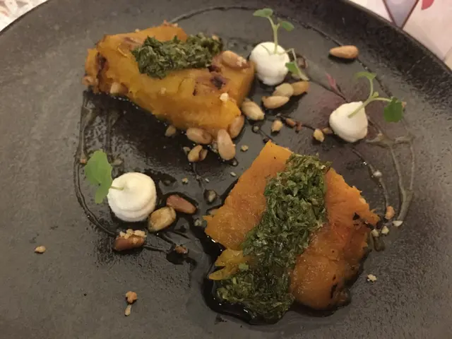 燒南瓜配羊奶芝士