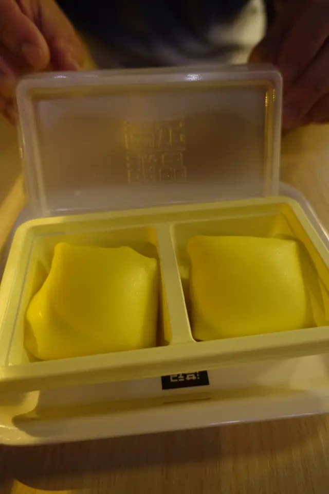 芒果班戟現時明顯的骰細件