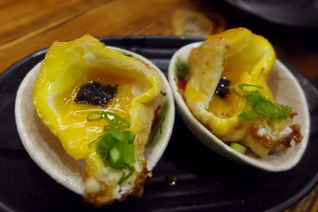 黑松露燒腐溫泉玉子