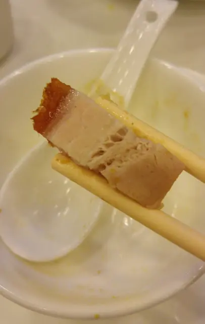 肉味頗為香濃, 略嫌多鹽了一點