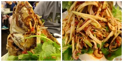 泰式秘制鰂魚沙律