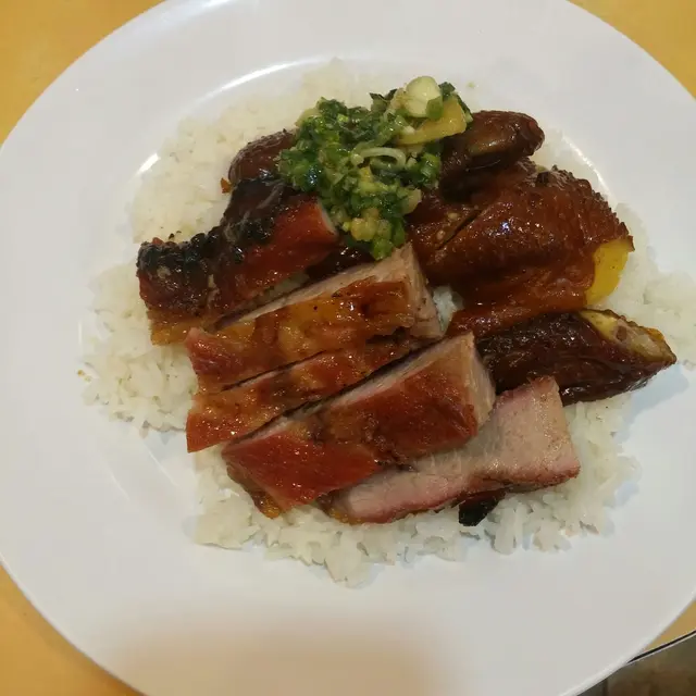 油雞叉燒飯