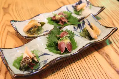 旬前菜三點