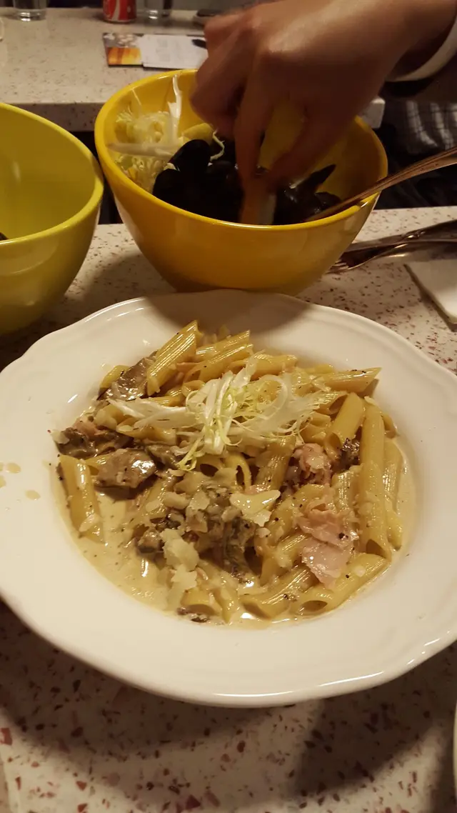 porcini and ham penne