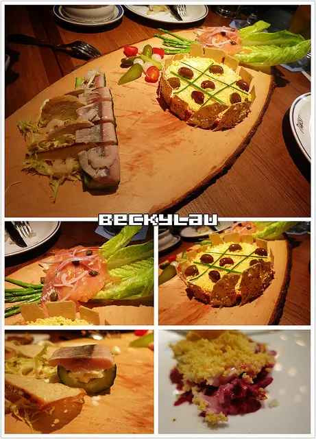 煙燻三文魚希靈魚拼盤