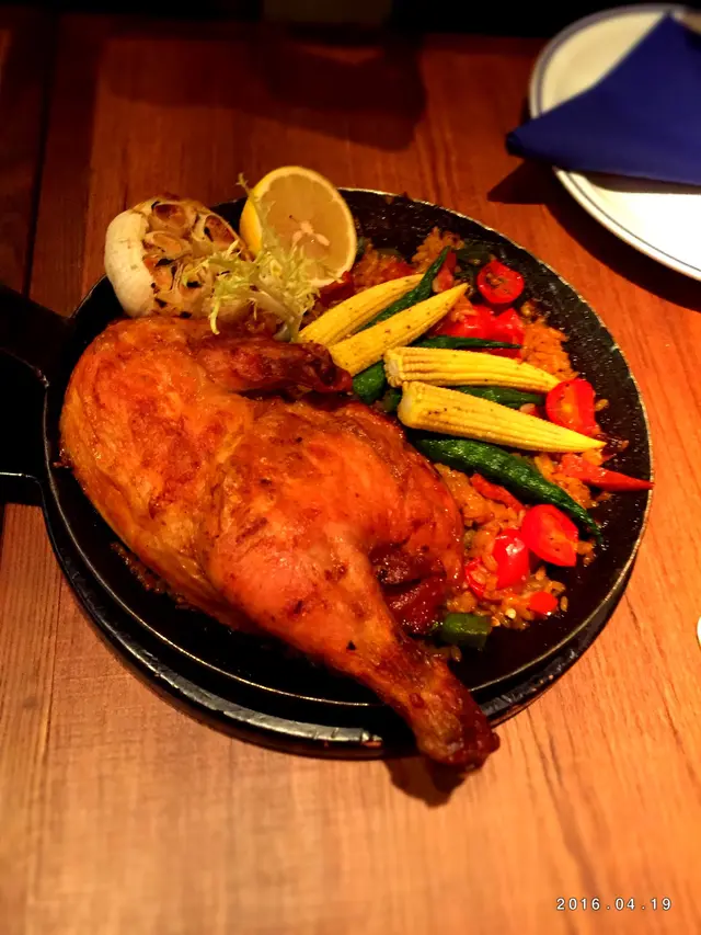 烤德國雞配新奧爾良焗飯