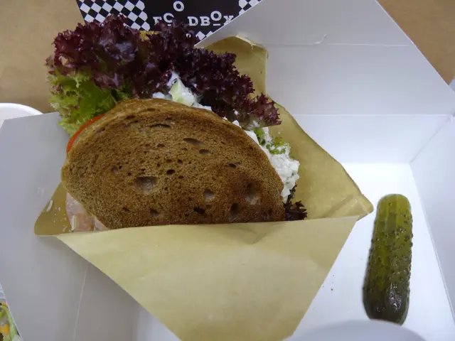Seafood burger