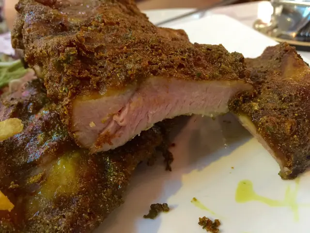 韓式醬燒咖哩蜜糖BB豬仔肋骨配手製薯條(全份)