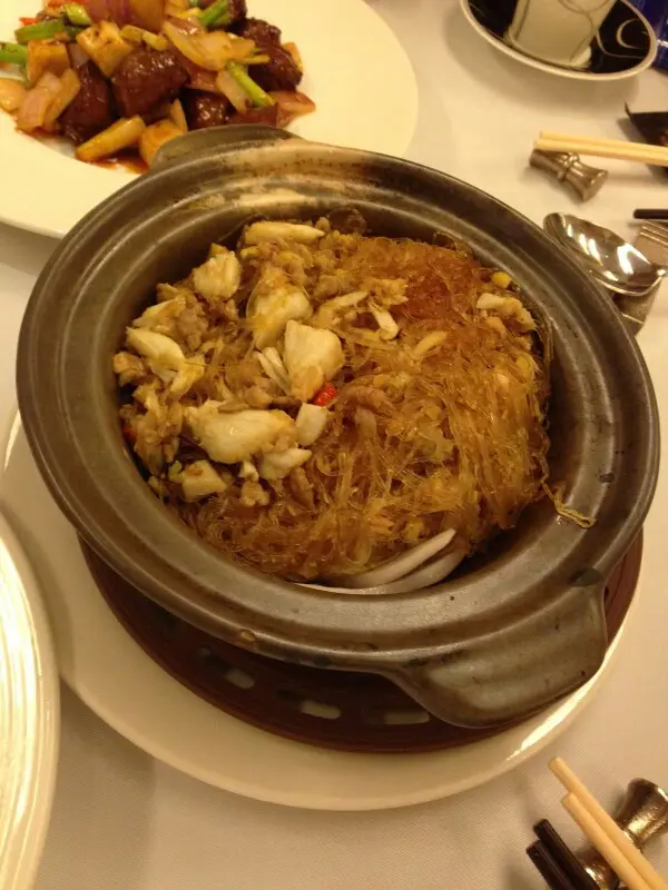 蟹肉粉絲煲