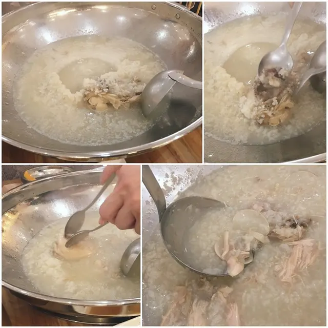 人蔘雞湯粥底