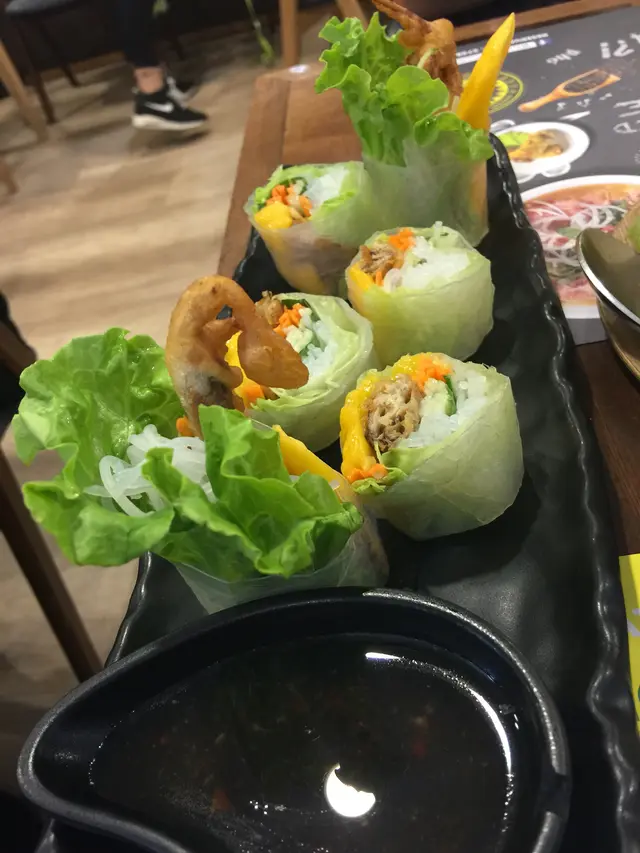 芒果軟殻蟹紙米卷