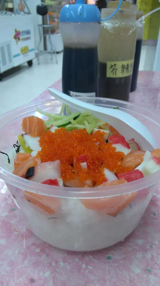 飯重醋味, 芥末豉油無芥末味, 魚量少