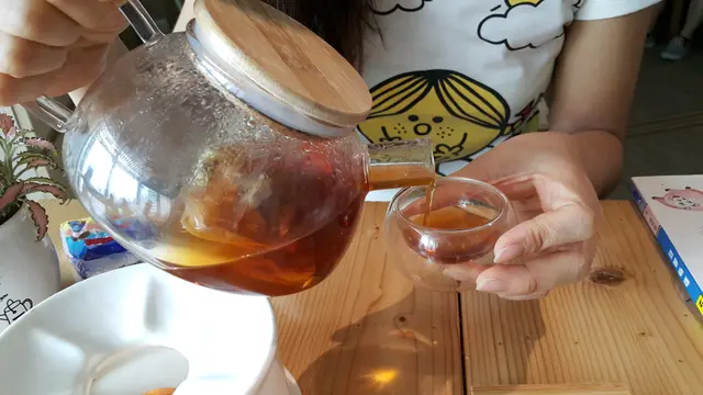 桂花甘草普洱茶