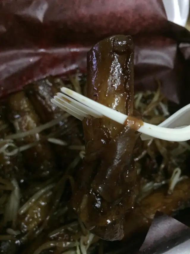 豉油肉碎炒腸粉