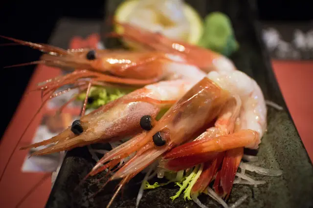 甜蝦刺身,帶子刺身