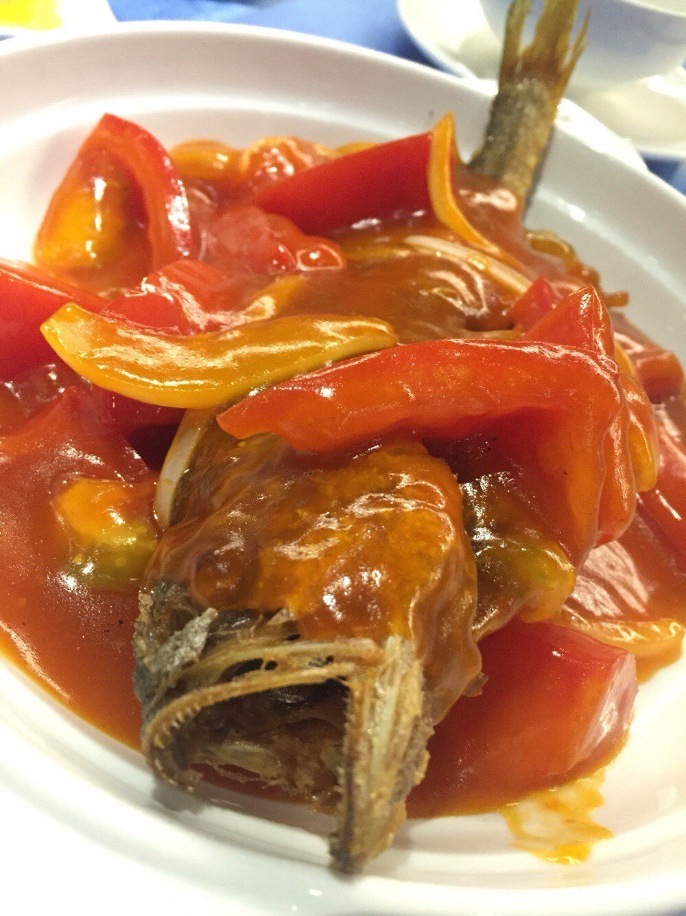 番茄煮红衫鱼图片